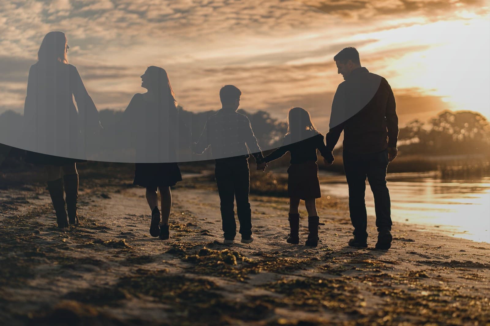 Aerial view of a tropical coastline and ocean water.